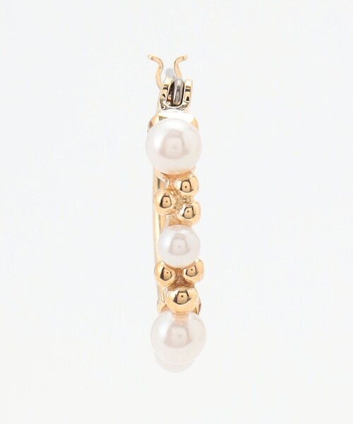 ICB(アイシービー)の「メタルパールコンビピアス(ピアス(両耳用)・レディース・シルバー系/ゴールド系・F)」の6枚目の写真