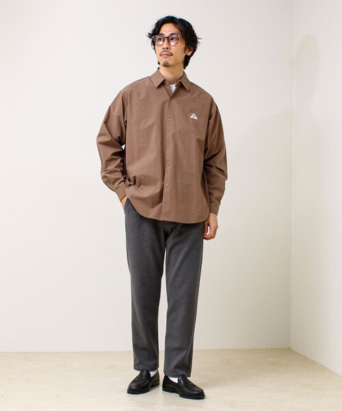 GLOSTER(グロスター)の「【毎日穿けるきれい見え】ストレッチカルゼパンツ(その他パンツ・メンズ・モカ/チャコールグレー/ライトグレー/ブラック・S/M/L)」の5枚目の写真