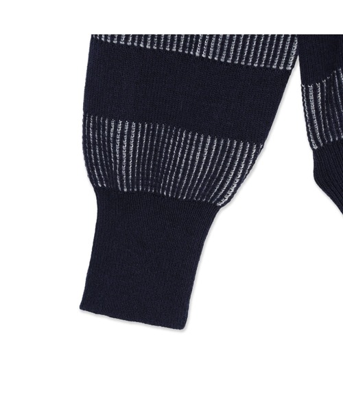 Guess(ゲス)の「KITO Crew Neck Stitched Stripes Sweater セーター(ニット/セーター・メンズ・ダークネイビー・SMALL/X-LARGE/MEDIUM/LARGE)」の4枚目の写真
