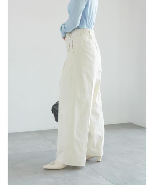 Te chichi（テチチ）の「【宮本茉由着用】コーデュロイワイドパンツ（その他パンツ・レディース・オフホワイト/チャコールグレー/ブラック・F）」の16枚目の写真