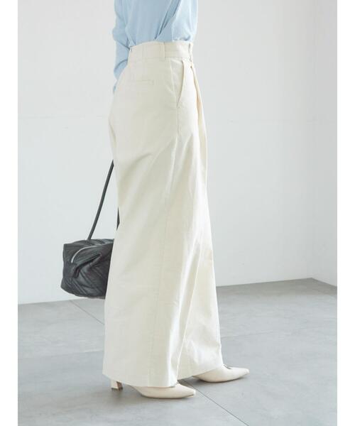 Te chichi（テチチ）の「【宮本茉由着用】コーデュロイワイドパンツ（その他パンツ・レディース・オフホワイト/チャコールグレー/ブラック・F）」の18枚目の写真