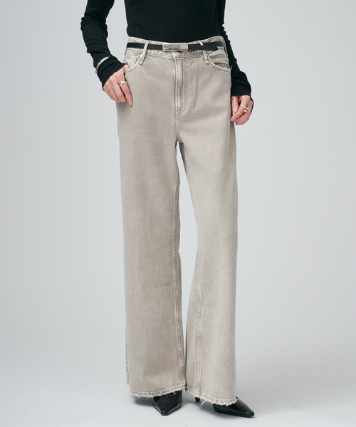 upperhights(アッパーハイツ)の「upper hights アッパーハイツ THE LAUREN L8G312202SBI/FSB(デニムパンツ・レディース・ベージュ/コバルトブルー・27/26/25/24/23)」の8枚目の写真