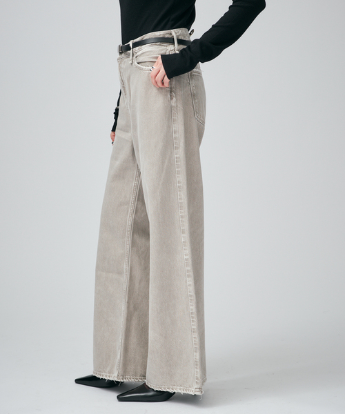 upperhights(アッパーハイツ)の「upper hights アッパーハイツ THE LAUREN L8G312202SBI/FSB(デニムパンツ・レディース・ベージュ/コバルトブルー・27/26/25/24/23)」の9枚目の写真