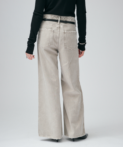 upperhights(アッパーハイツ)の「upper hights アッパーハイツ THE LAUREN L8G312202SBI/FSB(デニムパンツ・レディース・ベージュ/コバルトブルー・27/26/25/24/23)」の10枚目の写真