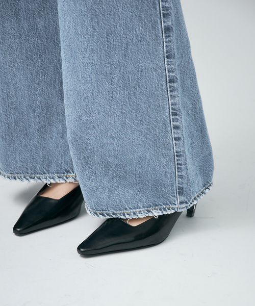 upperhights(アッパーハイツ)の「upper hights アッパーハイツ THE LAUREN L8G312202SBI/FSB(デニムパンツ・レディース・ベージュ/コバルトブルー・27/26/25/24/23)」の12枚目の写真