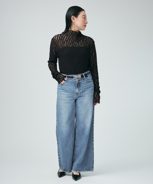 upperhights(アッパーハイツ)の「upper hights アッパーハイツ THE LAUREN L8G312202SBI/FSB(デニムパンツ・レディース・ベージュ/コバルトブルー・27/26/25/24/23)」の14枚目の写真