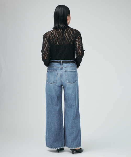 upperhights(アッパーハイツ)の「upper hights アッパーハイツ THE LAUREN L8G312202SBI/FSB(デニムパンツ・レディース・ベージュ/コバルトブルー・27/26/25/24/23)」の15枚目の写真