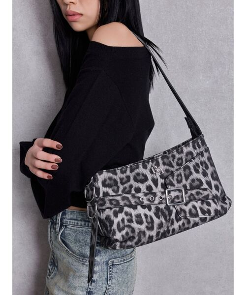 GYDA（ジェイダ）の「GG belt design glitter BAG（ハンドバッグ・レディース・その他1/ブラック・FREE）」の5枚目の写真