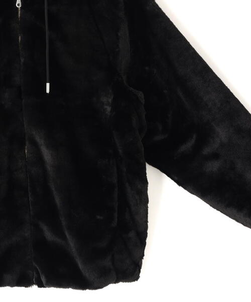 DANKE SCHON（ダンケシェーン）の「【WEB&DEPOT限定】DankeSchon/ダンケシェーン/FUR HOODIE（その他アウター・メンズ・ネイビー/グレー/ブラック・XL/M/L）」の9枚目の写真
