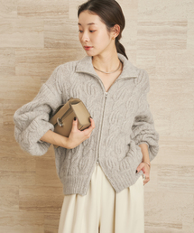 plage | les Tendre alan zip UP ニット(ニット/セーター)