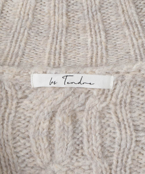 plage（プラージュ）の「les Tendre alan zip UP ニット（ニット/セーター・レディース・グレー・FREE）」の21枚目の写真