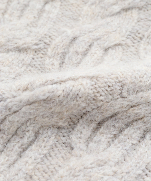 plage（プラージュ）の「les Tendre alan zip UP ニット（ニット/セーター・レディース・グレー・FREE）」の2枚目の写真