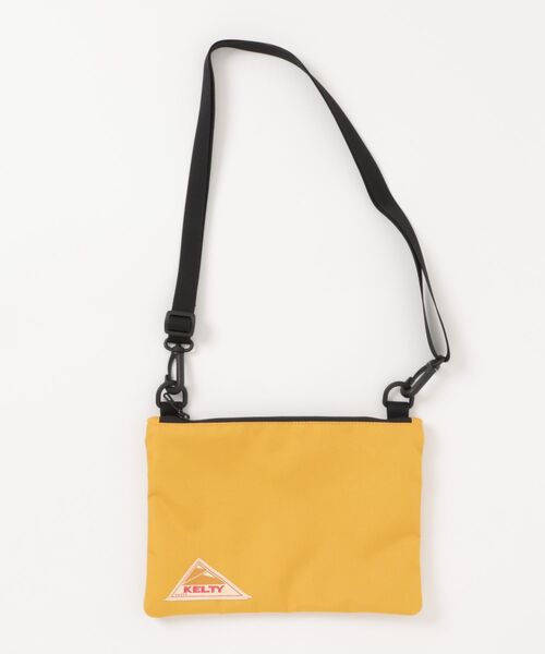 KELTY(ケルティ)の「約109gの軽量設計【KELTY】ES FLAT POUCH S サコッシュ ショルダーバッグ 軽量(ショルダーバッグ・レディース・ホワイト系/マスタード/ネイビー/ベージュ/ブラック系/タン/セージグリーン/アニマル/スカイブルー/オリーブ/ブラウン系/ブラック/レオパード・ONE SIZE)」の11枚目の写真