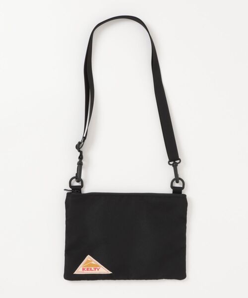 KELTY(ケルティ)の「約109gの軽量設計【KELTY】ES FLAT POUCH S サコッシュ ショルダーバッグ 軽量(ショルダーバッグ・レディース・ホワイト系/マスタード/ネイビー/ベージュ/ブラック系/タン/セージグリーン/アニマル/スカイブルー/オリーブ/ブラウン系/ブラック/レオパード・ONE SIZE)」の3枚目の写真