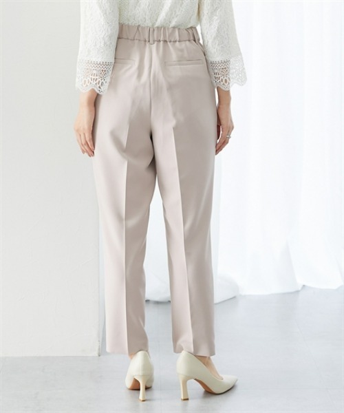 7days Life Styling（セブンデイズライフスタイリング）の「ストレッチテーパードパンツ（スラックス・レディース・ベージュ系/ブラック・3L/LL/L/M）」の11枚目の写真