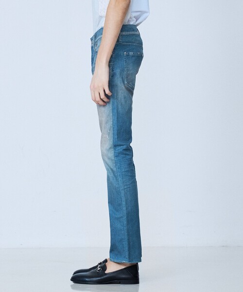 5351 POUR LES HOMMES(ゴーサンゴーイチプールオム)の「【プリント】フレア デニム パンツ(デニムパンツ・メンズ・インディゴブルー/グレー/カーキ・44/46/48/50)」の16枚目の写真