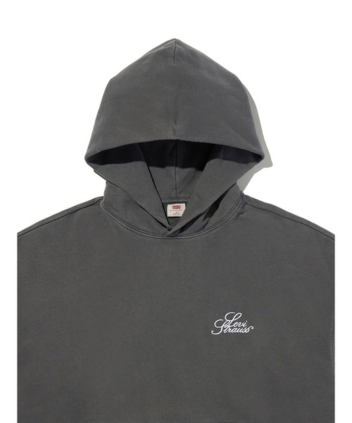 Levi's（リーバイス）の「Levi's/リーバイス TWO HORSE クロップド フーディー（パーカー・メンズ・グレー・XL/L/M/S）」の5枚目の写真