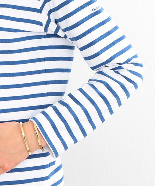 ORCIVAL（オーシバル）の「ORCIVAL× ビーミング by ビームス / 40th別注 バスクシャツ（Tシャツ/カットソー・レディース・ロイヤルブルー・1/0）」の8枚目の写真