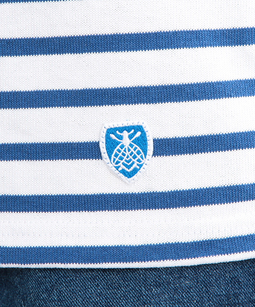 ORCIVAL（オーシバル）の「ORCIVAL× ビーミング by ビームス / 40th別注 バスクシャツ（Tシャツ/カットソー・レディース・ロイヤルブルー・1/0）」の9枚目の写真