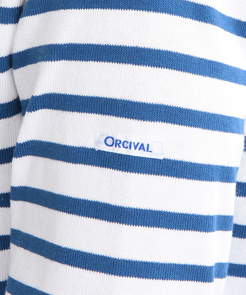 ORCIVAL（オーシバル）の「ORCIVAL× ビーミング by ビームス / 40th別注 バスクシャツ（Tシャツ/カットソー・レディース・ロイヤルブルー・1/0）」の5枚目の写真