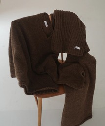 HINNA cottage（ヒナコテージ）の「ニット3点セット（マフラー、セーター、パンツ）（セットアップ）」