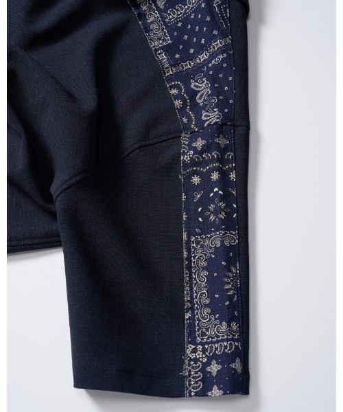 wjk(ダヴルジェイケイ)の「bandana print panel open shirt(シャツ/ブラウス・メンズ・チャコールグレー/ベージュ/ネイビー・SMALL/MEDIUM/LARGE/X-LARGE)」の20枚目の写真