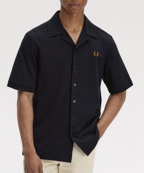 Compress Mesh Revere Collar Shirt／圧縮メッシュオープンカラー
