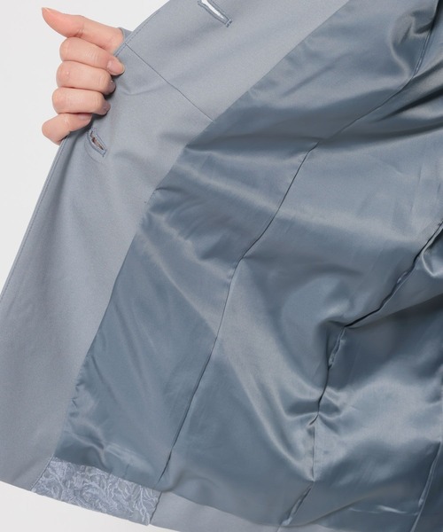 HARE（ハレ）の「Flowerシシュウジャケット(HARE)（テーラードジャケット・レディース・ピンク/ブラック/ライトブルー・FREE）」の5枚目の写真