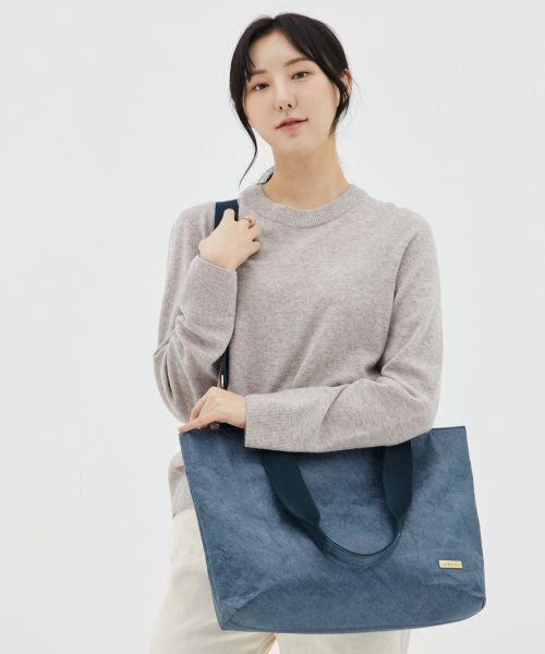 WALLAROO(ワラル)の「エコフレンドリー3ウェイバッグ ラファワイド_ブルー(エコバッグ/サブバッグ・レディース・ブルー・FREE)」の3枚目の写真