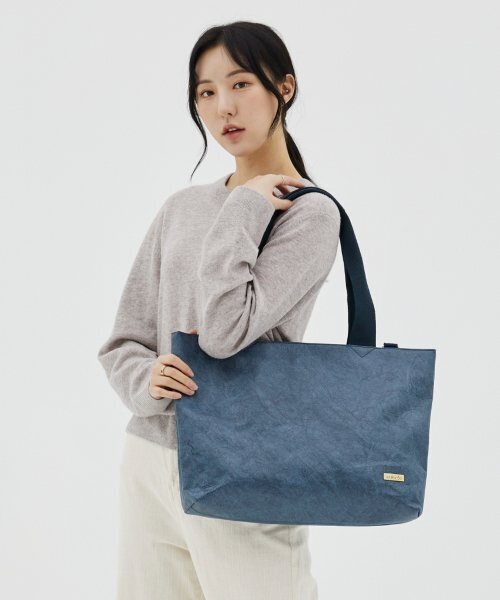 WALLAROO(ワラル)の「エコフレンドリー3ウェイバッグ ラファワイド_ブルー(エコバッグ/サブバッグ・レディース・ブルー・FREE)」の5枚目の写真