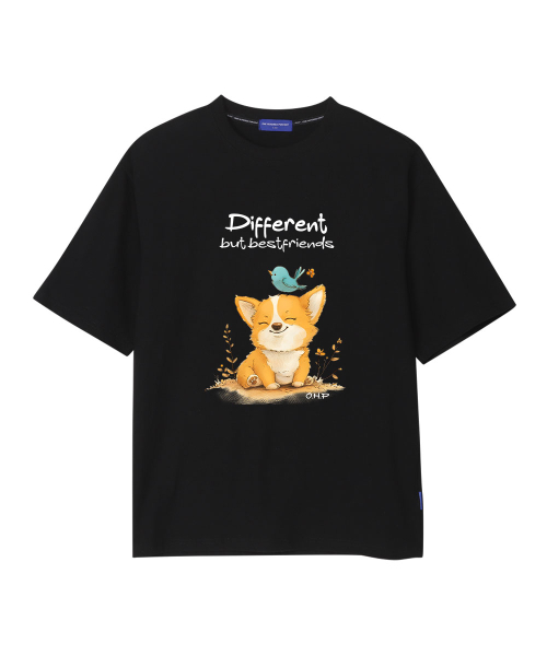 ONEHUNDREDPERCENT FOR WOMAN(ワンハンドレッドパーセントフォーウーマン)の「OHPxHARMONIA 友情セミオーバー半袖Tシャツ(Tシャツ/カットソー・レディース・その他・S/M/L/2XL/XL)」の2枚目の写真