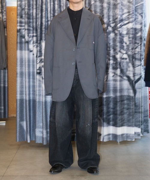 SHINYAKOZUKA(シンヤコヅカ)の「PAINTED ORDINARY CITY BAGGY(ISSUE#8)(デニムパンツ・メンズ・インディゴブルー/ブラック・M/S)」の3枚目の写真