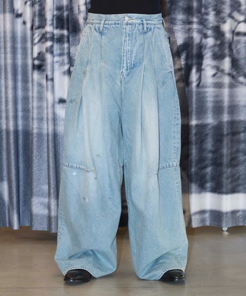 PAINTED ORDINARY CITY BAGGY(ISSUE#8)（デニムパンツ）｜SHINYAKOZUKA