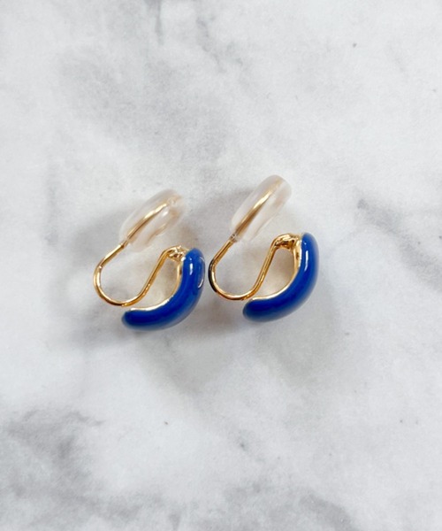 yu-ka(ユーカ)の「YU-KA:キャンディースクエアイヤリング Candee square earring(イヤリング・レディース・ブルー/グリーン・FREE)」の4枚目の写真