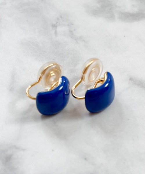 yu-ka(ユーカ)の「YU-KA:キャンディースクエアイヤリング Candee square earring(イヤリング・レディース・ブルー/グリーン・FREE)」の5枚目の写真