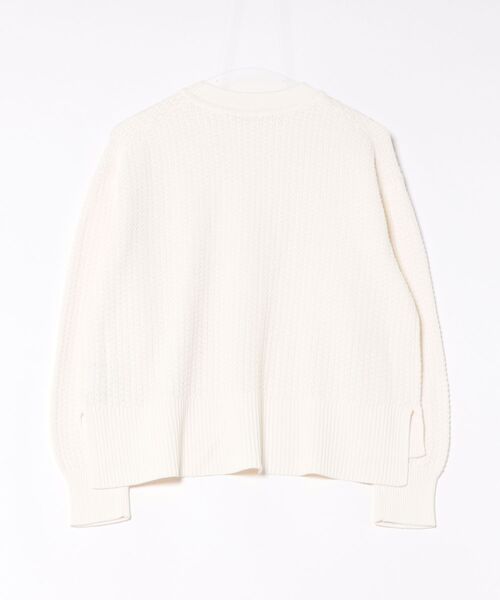 STRAWBERRY-FIELDS（ストロベリーフィールズ）の「コットンライクポリー_柄編ニット（ニット/セーター・レディース・オフホワイト/オレンジ/ライトグリーン・2）」の12枚目の写真
