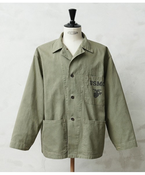 WAIPER.inc 米軍 1940's U.S.M.C. P-41 HBT ユーティリティジャケット