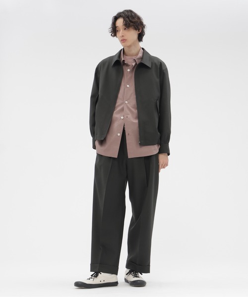 MARGARET HOWELL(マーガレットハウエル)の「DOUBLE TWISTED WOOL(ブルゾン・メンズ・チャコール・SMALL/MEDIUM/LARGE)」の2枚目の写真
