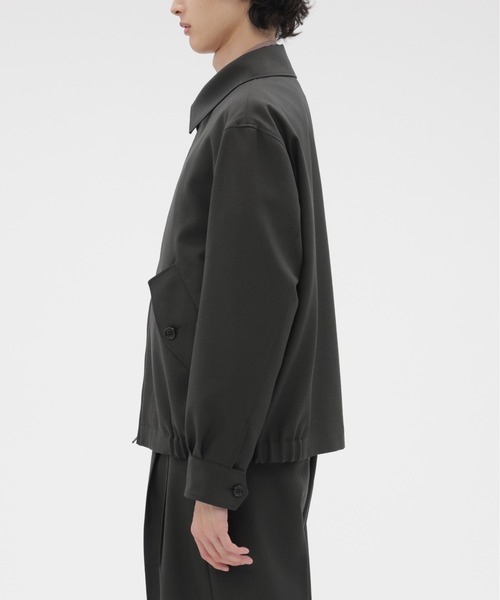 MARGARET HOWELL(マーガレットハウエル)の「DOUBLE TWISTED WOOL(ブルゾン・メンズ・チャコール・SMALL/MEDIUM/LARGE)」の3枚目の写真