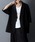 SITRY�i�V�g���[�j�́uHalf Sleeve Double-Breasted Tailored Jacket/�I�[�o�[�T�C�Y �h���[�v ���� �_�u���e�[���[�h�W���P�b�g �Z�b�g�A�b�v�Ή��i�e�[���[�h�W���P�b�g�j�v�b�u���b�N