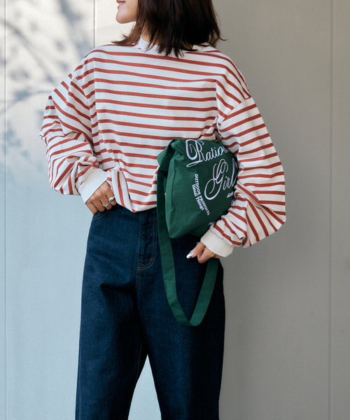 OUTDOOR PRODUCTS(アウトドアプロダクツ)の「WEB・横浜店限定カラーあり Rational Girl ナイロン2WAYトート(クラッチバッグ・レディース・タン/グリーン/ブルー系その他/ブラウン/ブラック・FREE)」の12枚目の写真