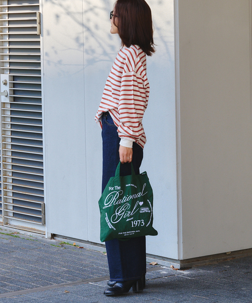 OUTDOOR PRODUCTS(アウトドアプロダクツ)の「WEB・横浜店限定カラーあり Rational Girl ナイロン2WAYトート(クラッチバッグ・レディース・タン/グリーン/ブルー系その他/ブラウン/ブラック・FREE)」の16枚目の写真