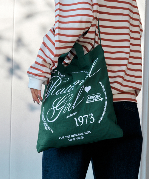 OUTDOOR PRODUCTS(アウトドアプロダクツ)の「WEB・横浜店限定カラーあり Rational Girl ナイロン2WAYトート(クラッチバッグ・レディース・タン/グリーン/ブルー系その他/ブラウン/ブラック・FREE)」の19枚目の写真