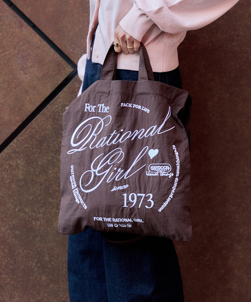 OUTDOOR PRODUCTS(アウトドアプロダクツ)の「WEB・横浜店限定カラーあり Rational Girl ナイロン2WAYトート(クラッチバッグ・レディース・タン/グリーン/ブルー系その他/ブラウン/ブラック・FREE)」の22枚目の写真