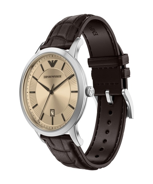 EMPORIO ARMANI（エンポリオアルマーニ）の「エンポリオ・アルマーニ 腕時計 メンズ アナログ レザー AR11783（アナログ腕時計・メンズ・ブラウン・FREE）」の7枚目の写真