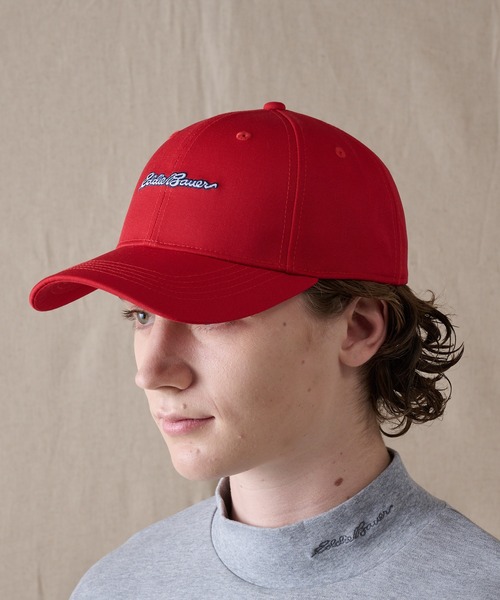 Eddie Bauer(エディーバウアー)の「EBロゴ キャップ(キャップ・メンズ・レッド/グレー/ネイビー/ブラック・F)」の4枚目の写真