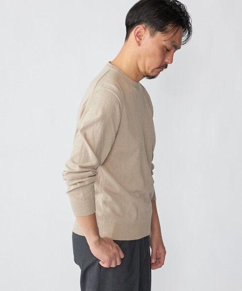 SHIPS(シップス)の「SHIPS: 14ゲージ アムンゼン クルーネック ロングスリーブ ニット(ニット/セーター・メンズ・ブラック/ホワイト/ベージュ/ネイビー・SMALL/MEDIUM/LARGE/X-LARGE)」の7枚目の写真