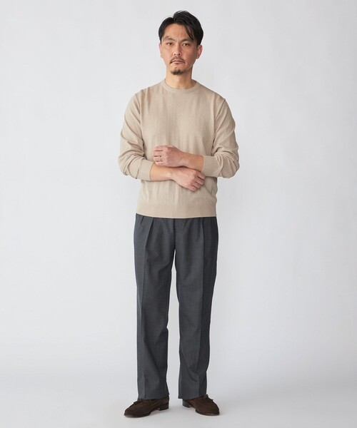 SHIPS(シップス)の「SHIPS: 14ゲージ アムンゼン クルーネック ロングスリーブ ニット(ニット/セーター・メンズ・ブラック/ホワイト/ベージュ/ネイビー・SMALL/MEDIUM/LARGE/X-LARGE)」の8枚目の写真