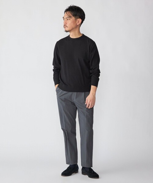 SHIPS(シップス)の「SHIPS: 14ゲージ アムンゼン クルーネック ロングスリーブ ニット(ニット/セーター・メンズ・ブラック/ホワイト/ベージュ/ネイビー・SMALL/MEDIUM/LARGE/X-LARGE)」の17枚目の写真