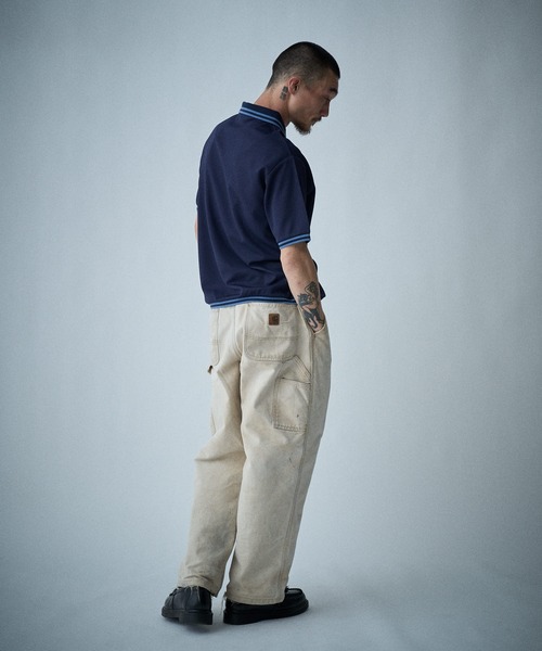THE BOLDMAN(ザ ボールドマン)の「Active Polo Shirts / アクティブポロシャツ(ポロシャツ・メンズ・グレイッシュベージュ/ブラック/ネイビー・MEDIUM/LARGE)」の10枚目の写真